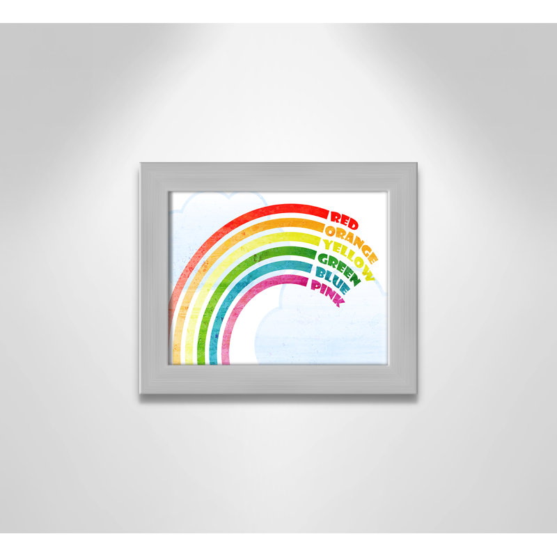 Art sur toile, couleurs, H 10 po x l 8 po x P 0,6 po, Encadré plat argent