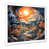 White Picture Framed