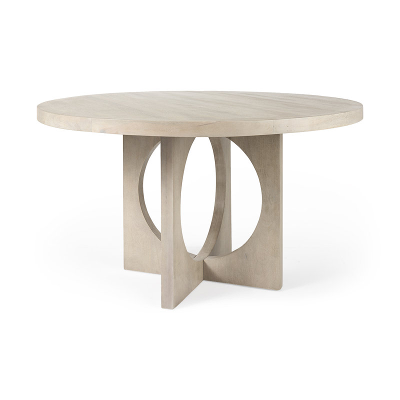 Table de salle à manger Reyer Liesl, Beige