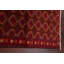 Tapis de couloir rouge en laine noué à la main de conception unique 2 pi 11 po x 5 pi 6 po One Age