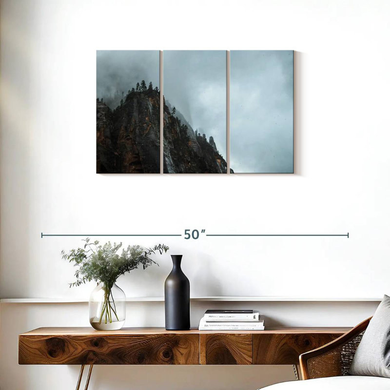 Alvord Foggy Rocky Mountain Peak, H 20 po x l 33 po