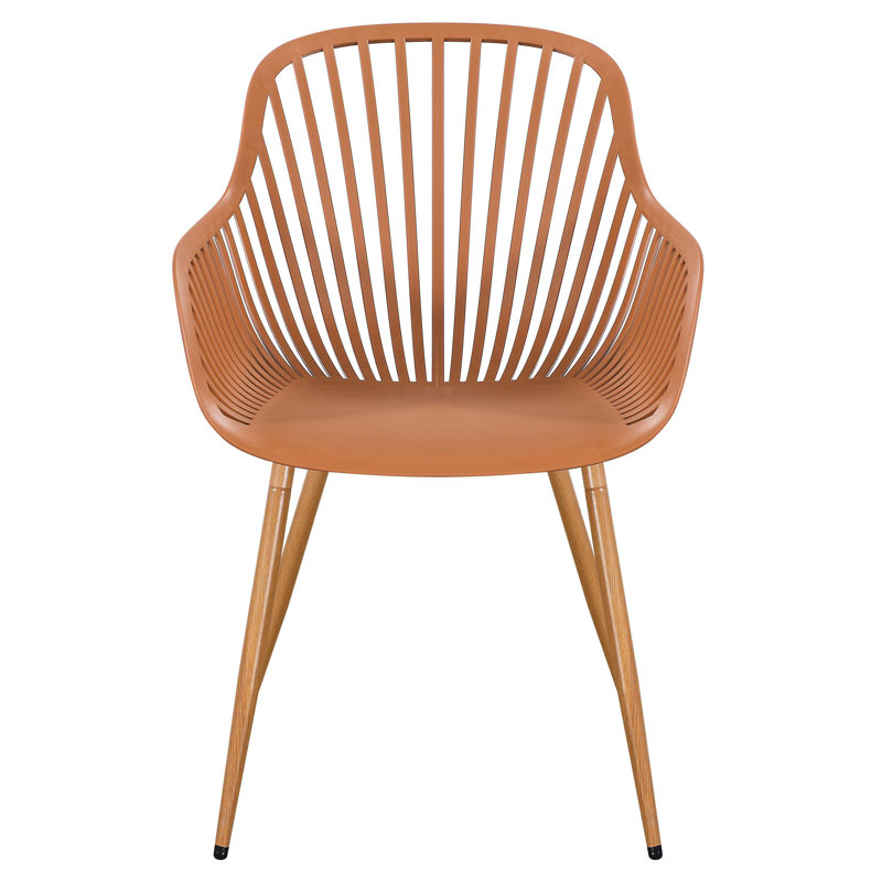 Pair of Sunray Bistro Garden Armchairs, Patio Dining, Terracotta