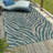 Teal Tsavo Indoor/Outdoor Safari Rug-2094923679
