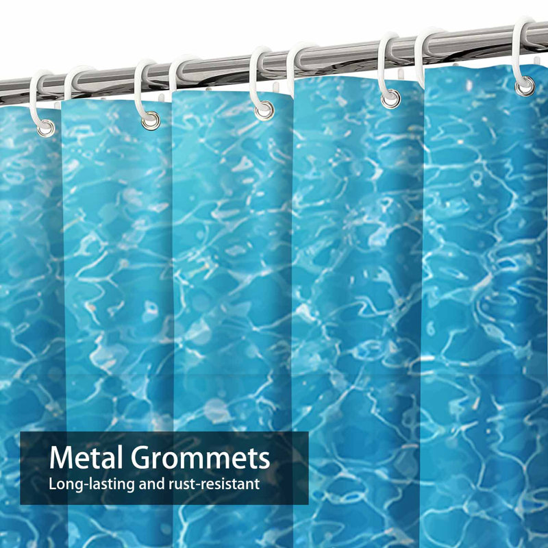 Rideau de douche imperméable AquaSummer, L 72 po x l 72 po