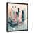 Impression noire sur toile encadrée sélectionné