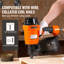 Coil Siding Nailer MCN70, 1-3/4" to 2-3/4" 15 Degree Pneumatic Siding Nail Gun, 70-120PSI Air Coil Nailer for Pallet, Crating, Framing, Siding and Fencing