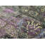 Tapis mauve et rouge noué à la main de haute qualité