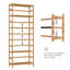 Whitley 161cm H x 60cm W Solid Wood Etagere Bookcase-1959646914