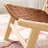 Saoirse Faux Leather Wood Accent Lounge Chair-100030976-100028711