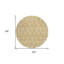 Tapis rond 8 po