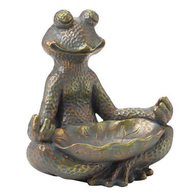 Adae Frog Playing The Flute Statue Arlmont & Co.