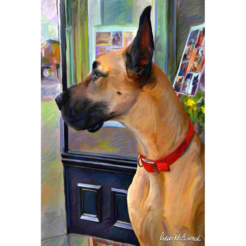 " Great Dane " by Robert McClintock, 18" H x 12" W  