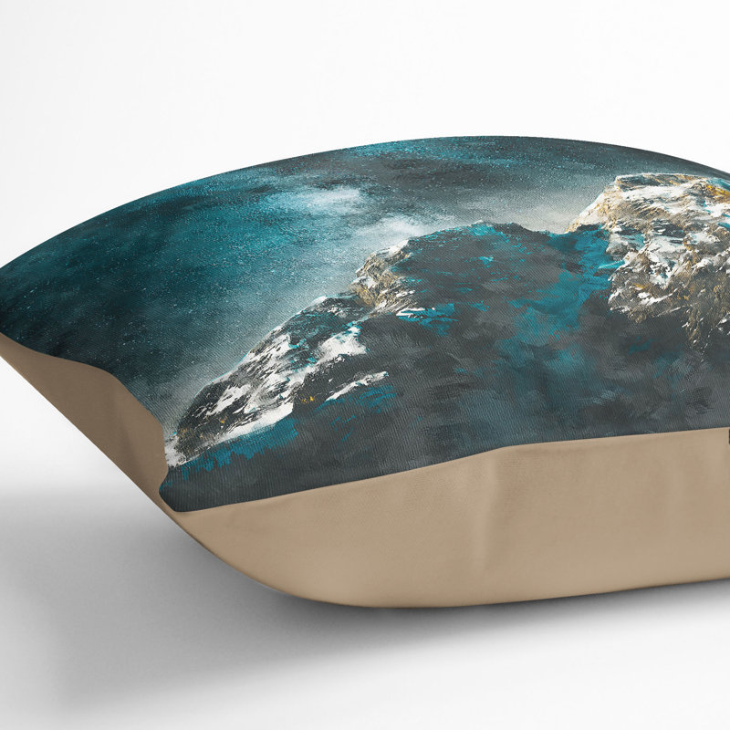 Square Throw Cushion, Stone, 40cm H x 40cm W x 15cm D