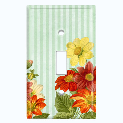 Outlet Cover 1 Gang Toggle Light Switch Wall Plate