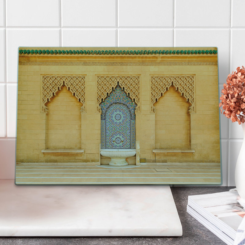 Fontaine à carreaux marocaine de grande taille Ambesonne