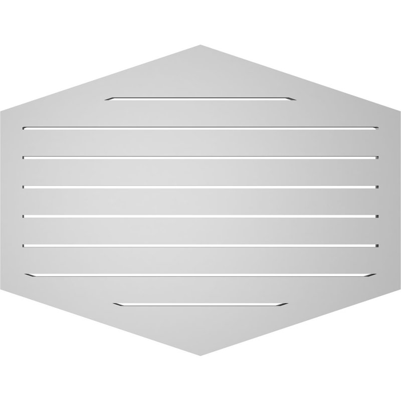 Pente verticale verticale en uréthane 4 pi, H 28 po x l 36 po x P 1,5 po
