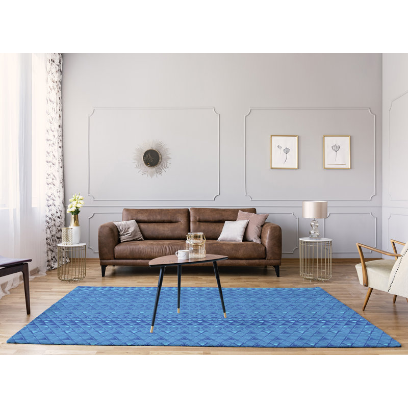 Chenille Geometric Indoor Rug, Rectangle 9' x 12'