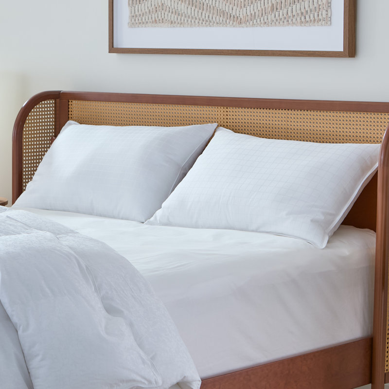  Oreiller de soutien en duvet synthétique, Oreiller standard: 20 po x 26 po