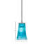 Mini-luminaire suspendu Quattrucci avec verre carré en cristal 5 po-998392542-998392543
