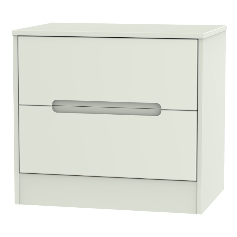 Fully Assembled Vernon 2 Drawer Chest, Kashmir Matt