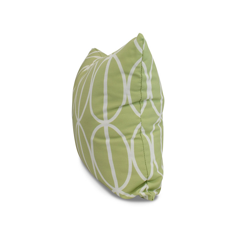 Palm Beach Geometric Reversible Throw Pillow, Green, 20" x 20"