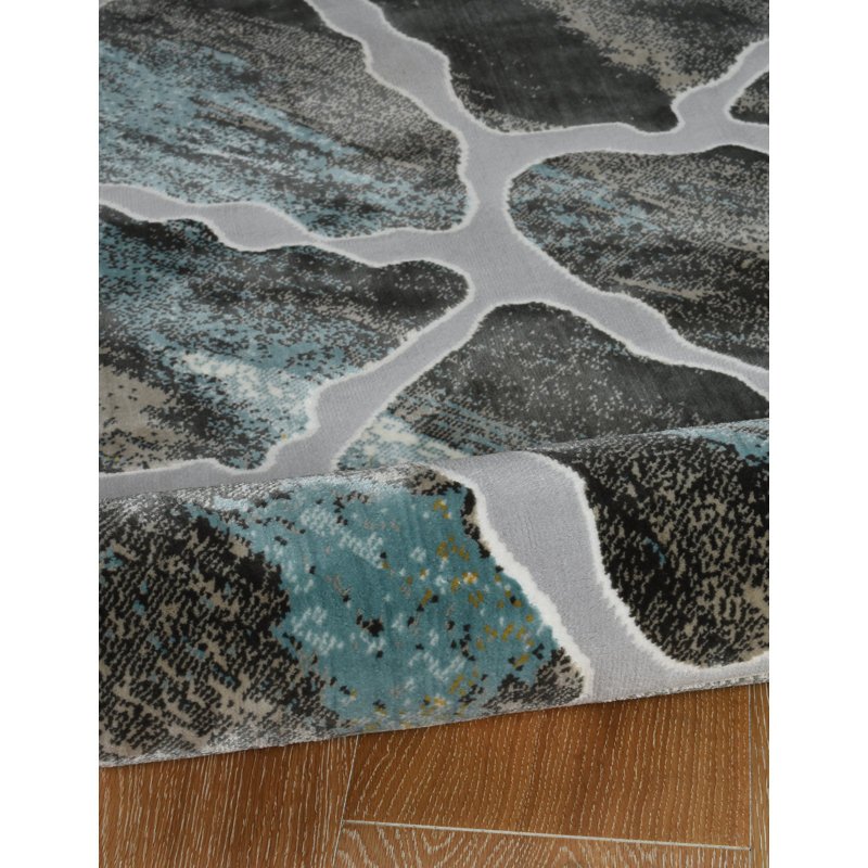 Tapis gris Bracknell, Rectangle 5 pi x 7 pi 6 po
