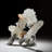 Green Apophyllite with Calcite and Stilbite on Matrix from Jalgaon, Maharashtra, India