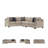 Akef Upholstered L-Shaped Sectional Symmetrical-1480293951