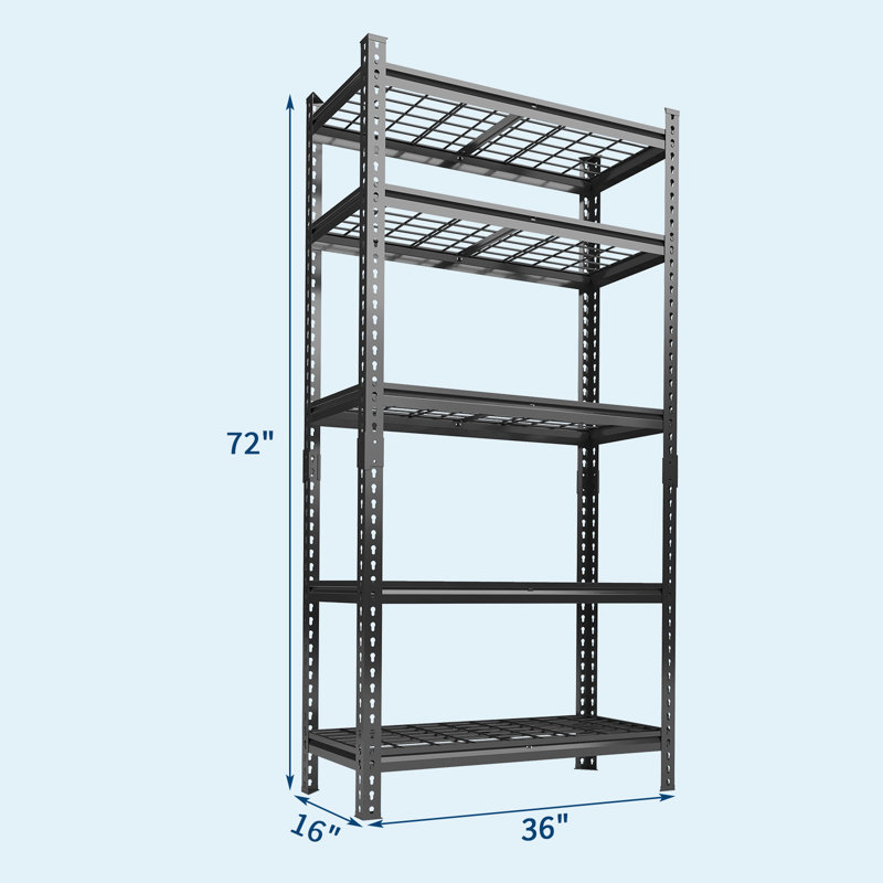 91.4cm W Steel Shelving Unit