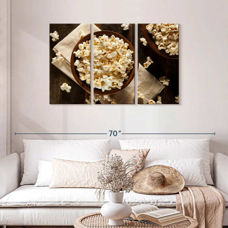 Yarlin Homemade Popcorn, 28" H x 45" W