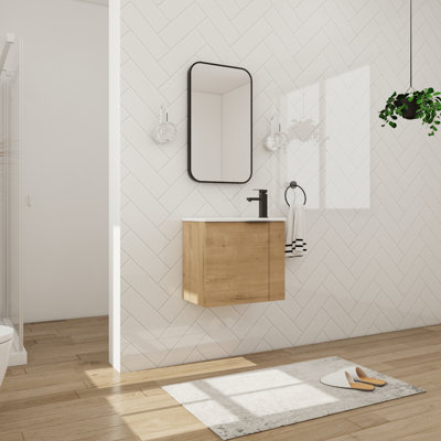 Meuble-lavabo simple 22,34 po avec plateau Kannan