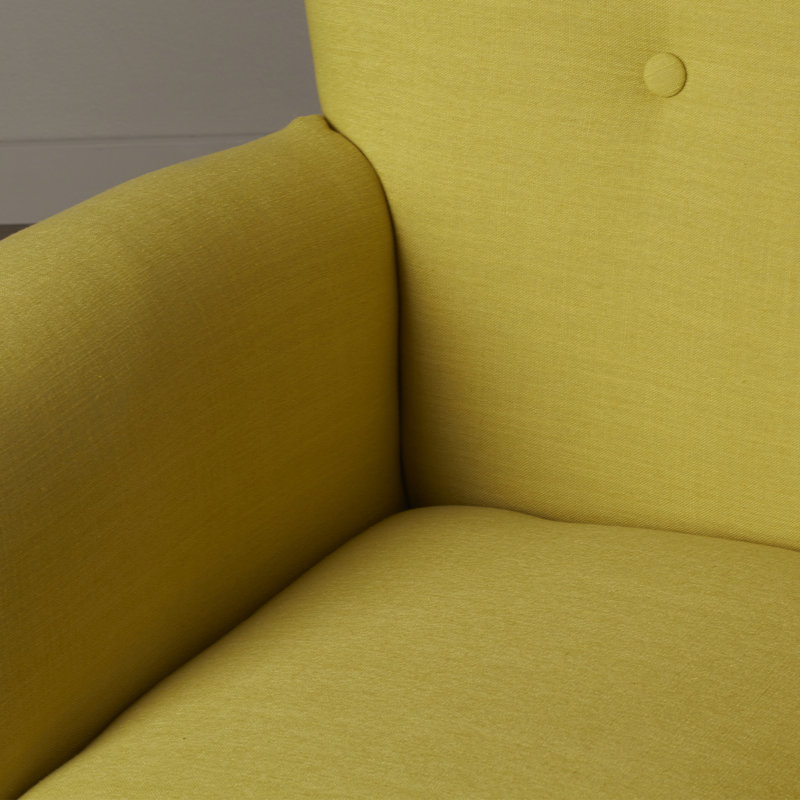 Euart 76.2Cm Wide Tufted Polyester Armchair, Citrine Polyester