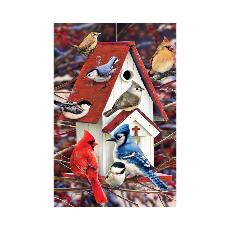 Church Birdhouse by Greg & Company - Wrapped Canvas Print, 30.48 cm H x 45.72 cm W