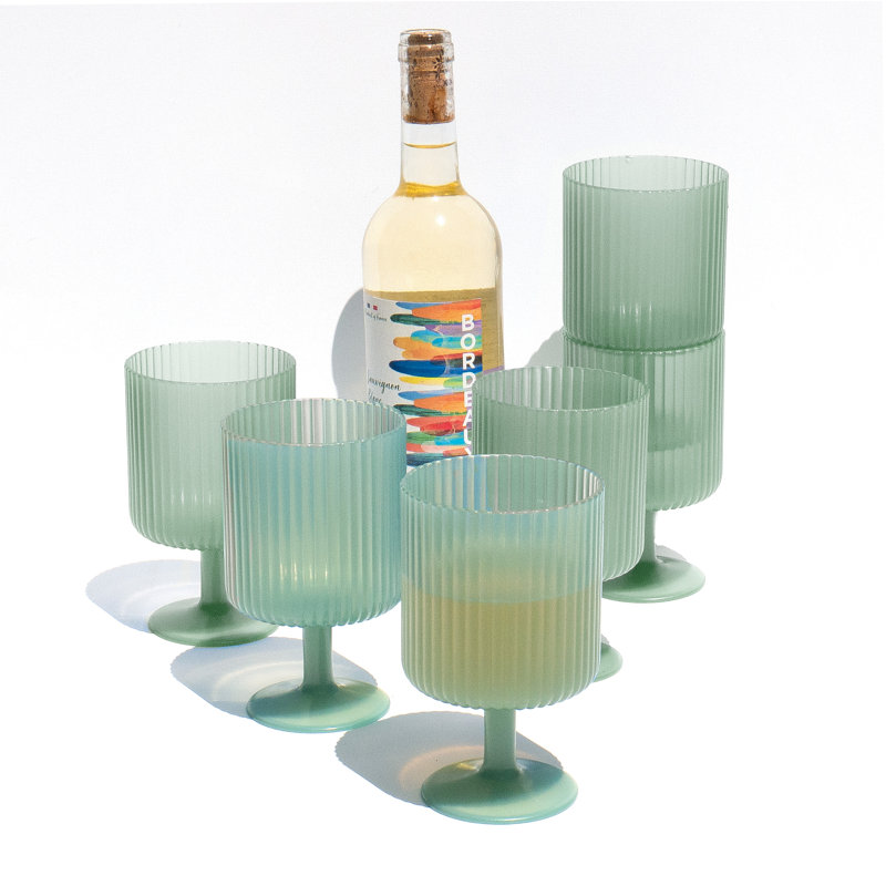 Tarhong 15 oz. Goblet Set, Green