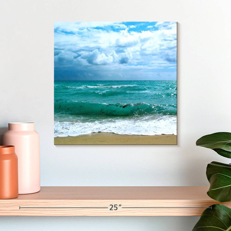 Gillard bleu sarcelle Surf II, H 16 po x l 16 po