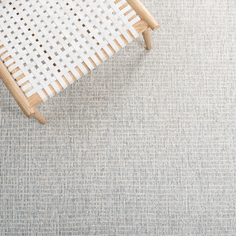 Abstract Hand Tufted Wool Rug, Rectangle 5' x 8'