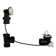 35" Cable Drive Bathtub Pop-Up Drain Trim with Ball Joint Rotary Overflow and Sch. 40 ABS Fittings