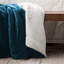 Super Soft Sherpa Fleece Blanket – Reversible Cozy Throw 240 GSM-123218509-123218510
