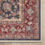 Tapis bleu marine et rouge Dyrk Rome-101011223