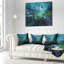 Coussin Twilight Valley Landscape - Landscape-30028996-30028992
