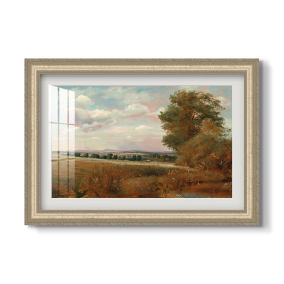Paysage à Hampstead, avec Harrow au loin, vers 1849-1855 - John Constable - Estampe encadrée sur mesure