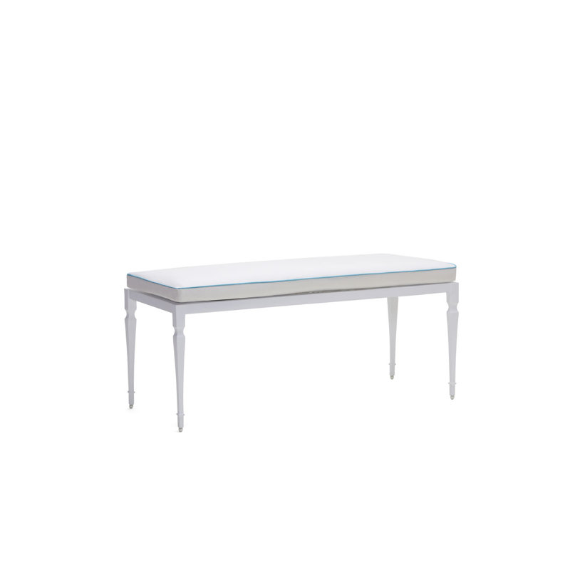 Tuoro Outdoor Bench, Oyster