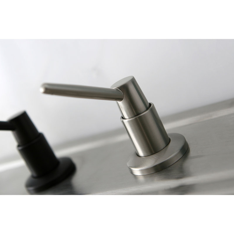 Kingston Brass Elinvar Kitchen Soap Dispenser, Brushed Nickel