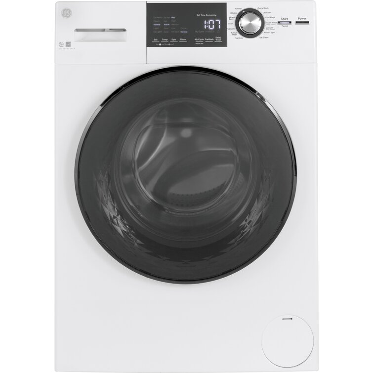 LG 4-cu ft High Efficiency Stackable Front-Load Washer (White) ENERGY STAR  at