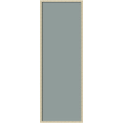 Tableau magnétique en tissu encadré, 13 x 37 cm, motif bleu pâle, pour l'organisation murale
