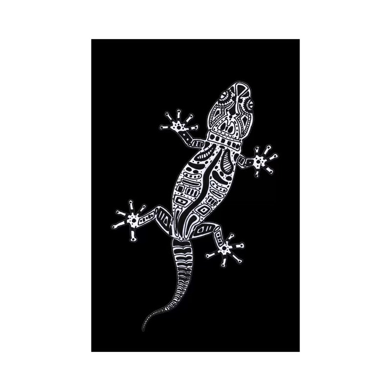 Ornate Lizard by Barruf - Wrapped Canvas Gallery-Wrapped Canvas Giclée, 66.04 cm H x 45.72 cm W x 1.91 cm D
