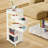 4 Tier Storage Cart 4 Drawers With Wheels-40.94In(H)*14.17In(W)*14.17In(D)-107927670