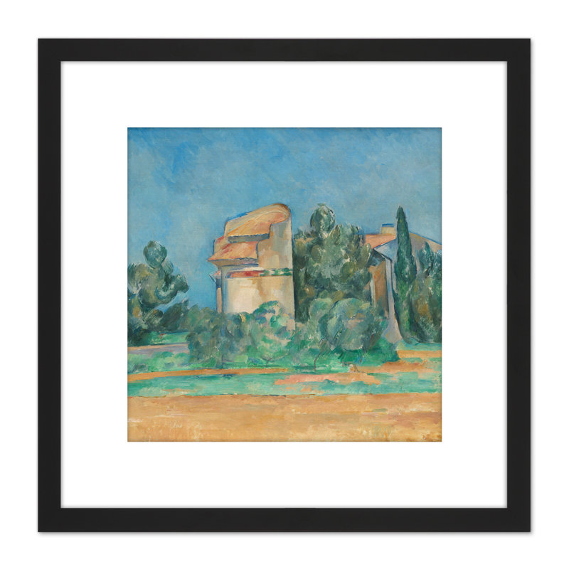 Cezanne Pigeon Tower At Bellevue - Single Picture Frame Painting