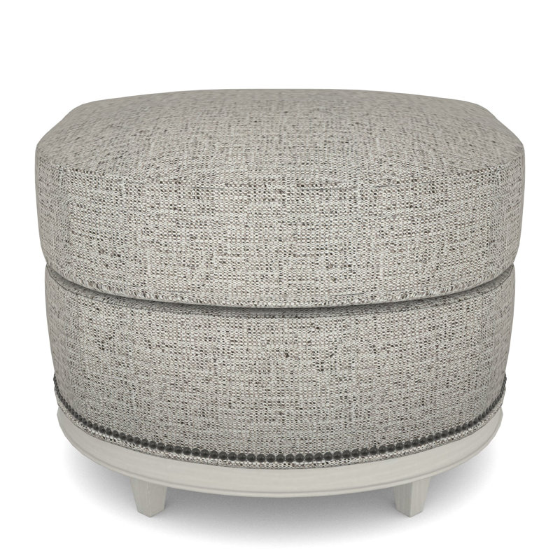 McKinley Wedge Ottoman, Tuck Graphite, Wrenn