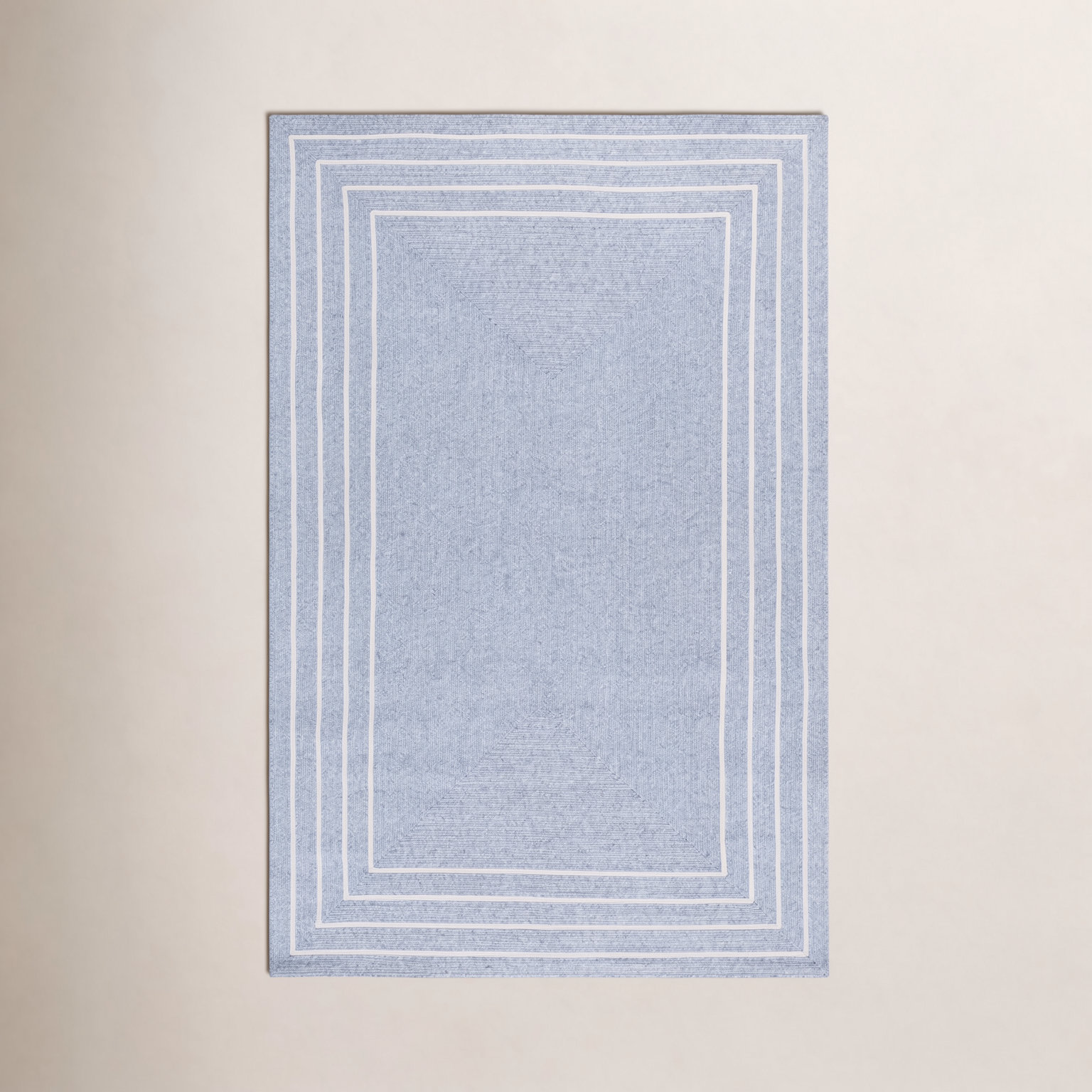 Machine Washable Hand-Woven Braided Rug, Rectangle 8' x 10'